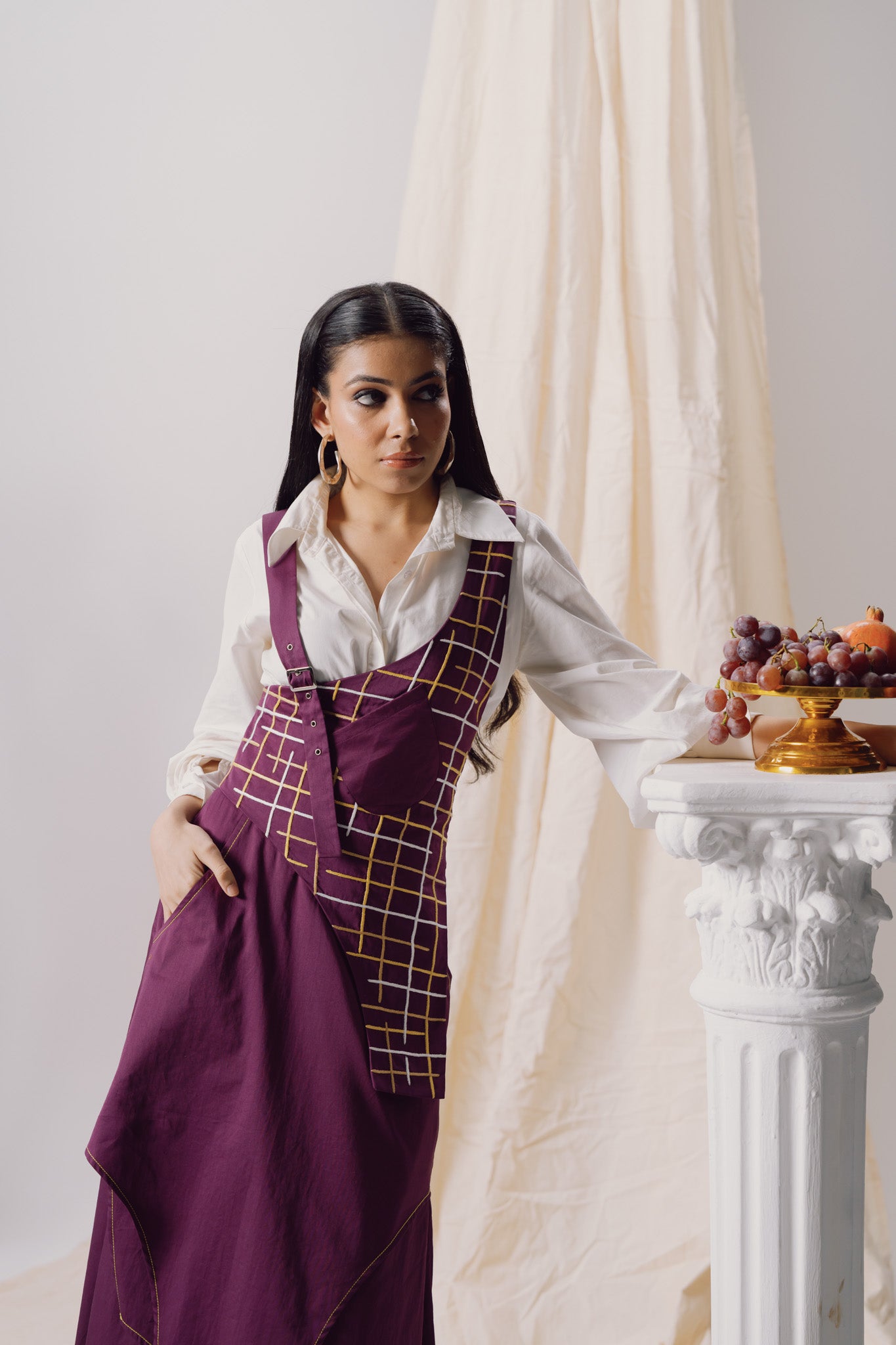 Purple Paradox Dungree Top