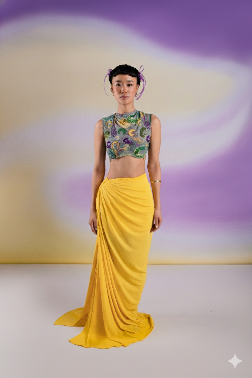 Celestial Drape Skirt