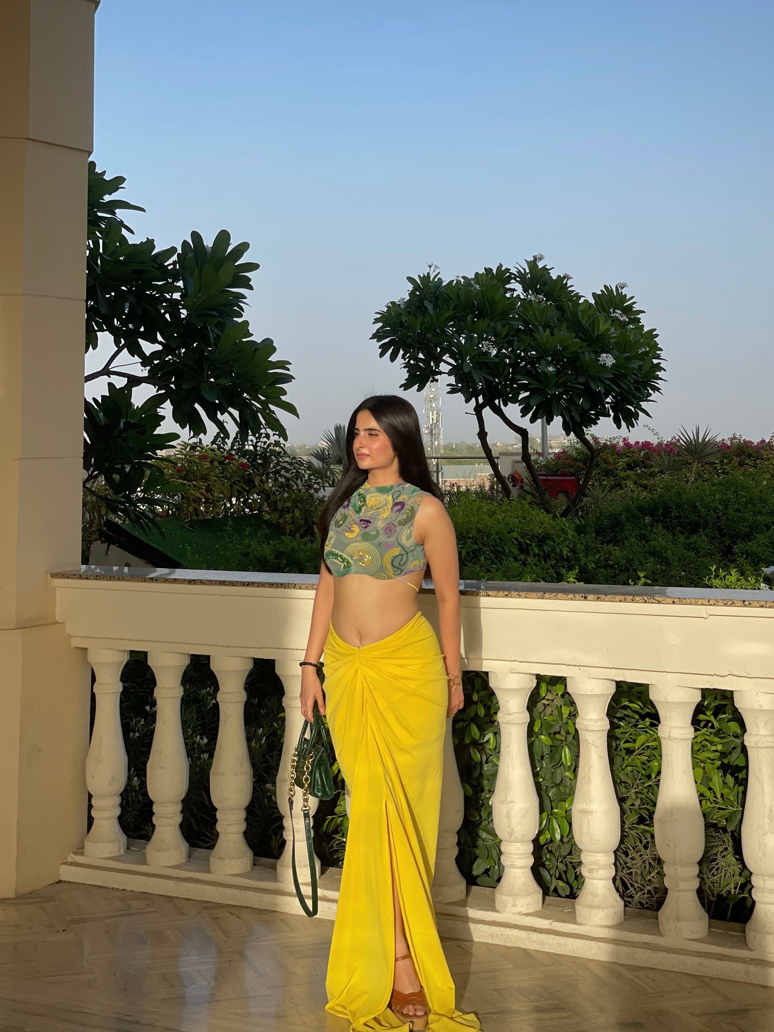 Sheran- Celestial Drape Skirt