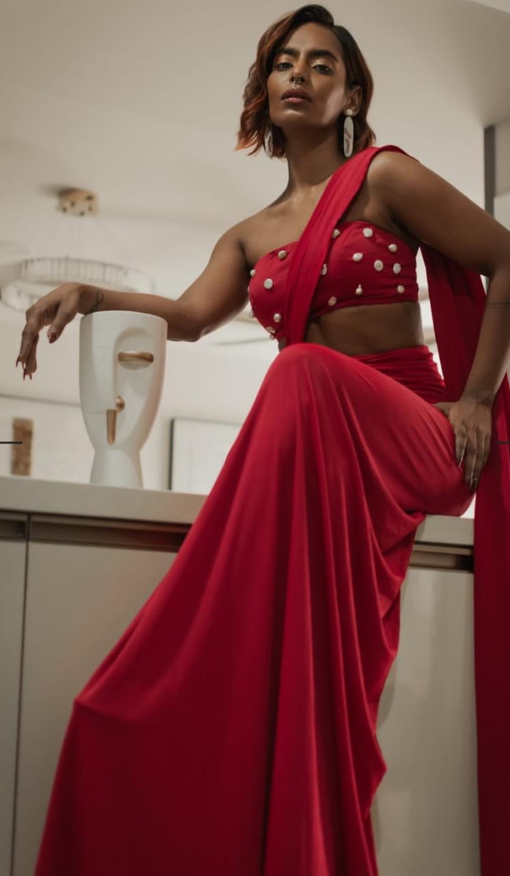 Mistress Saree Red