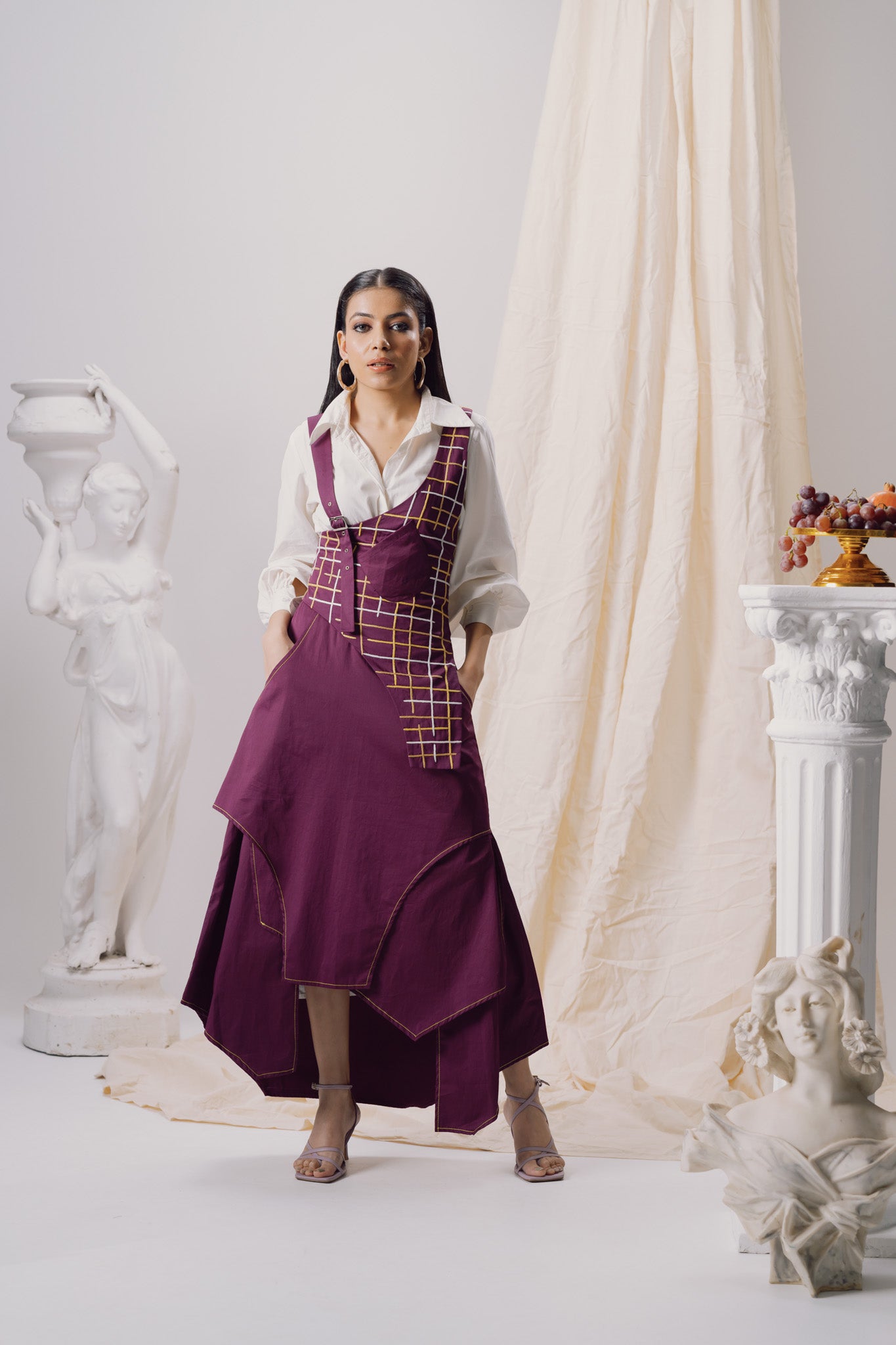 Purple Paradox Dungree Top