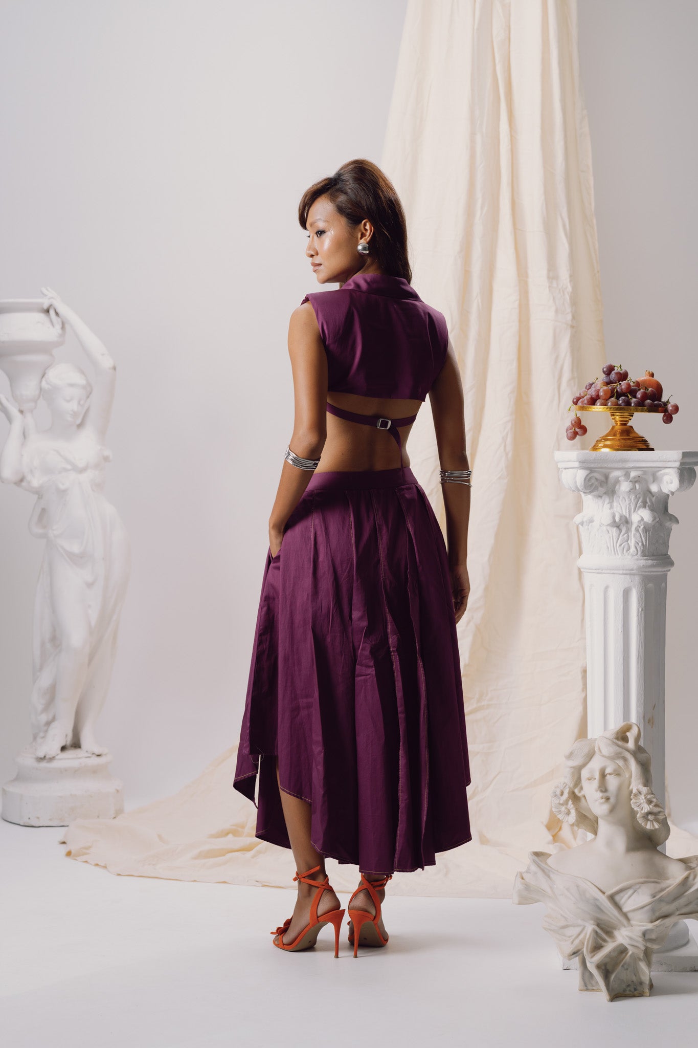Purple Paradox Cropped Shirt