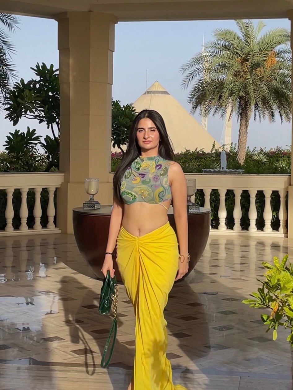 Sheran- Celestial Drape Skirt