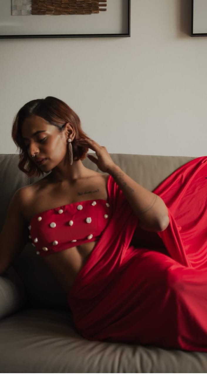 Mistress Saree Red